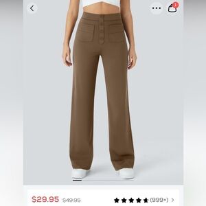 HALARA Day Stretch High-Waisted Straight Leg Pants